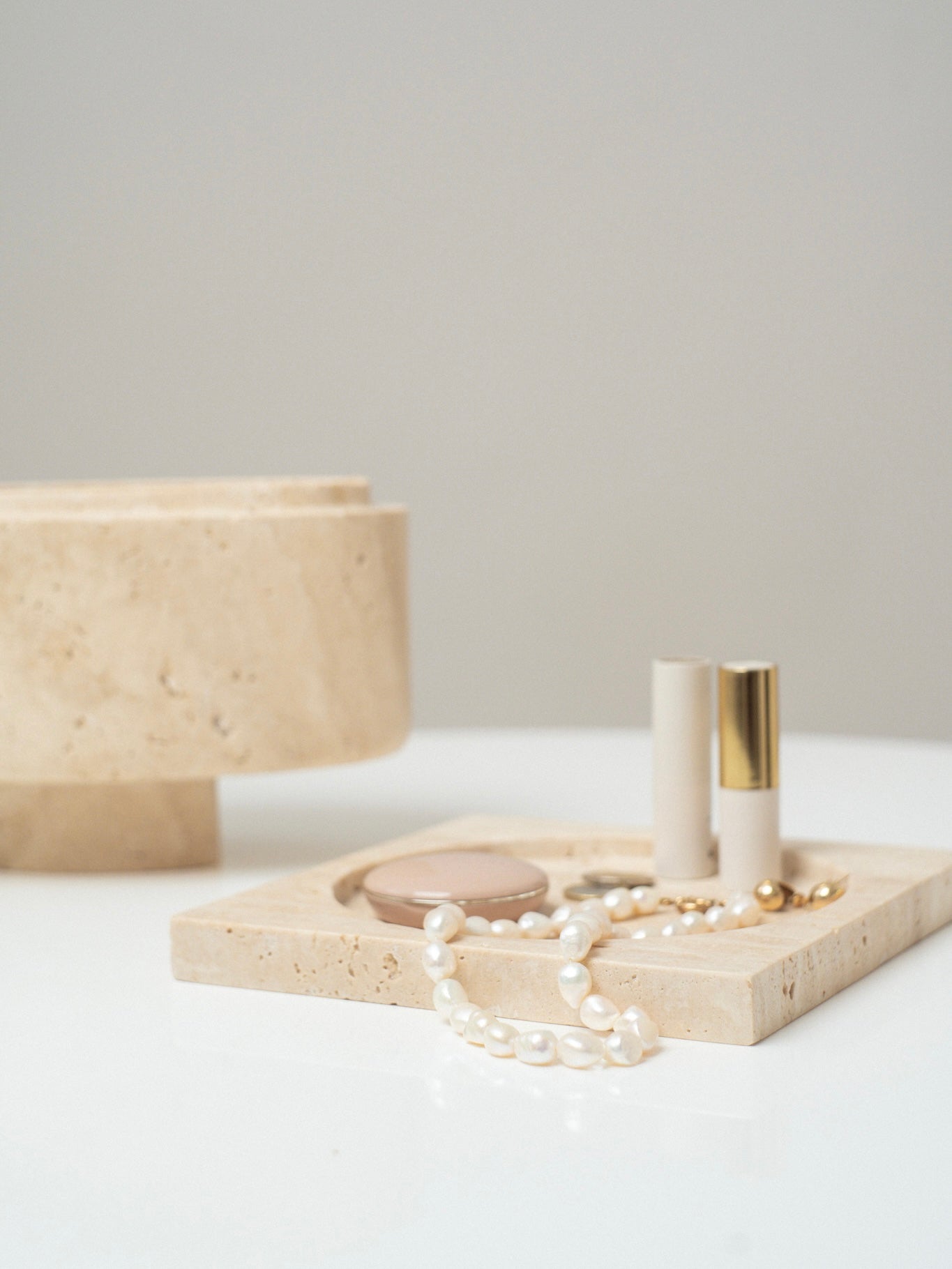 Ra Catchall Travertine