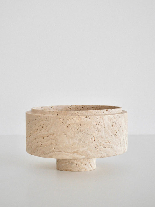 Zeina Bowl Travertine