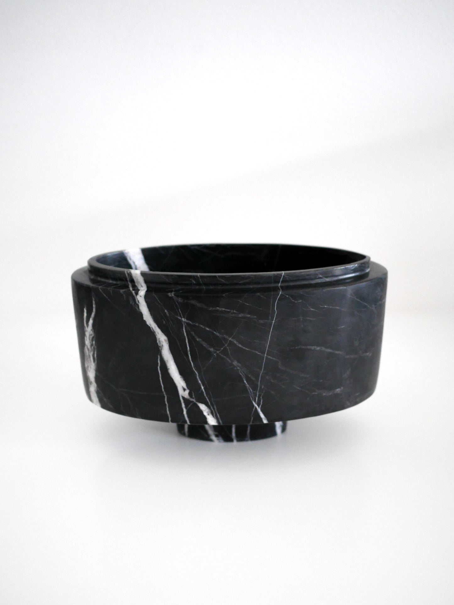 Zeina Bowl Black Marble - Character Edition